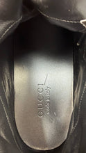 Load image into Gallery viewer, Gucci Pre-Owned Black Leather High-Top Sneakers - view 5