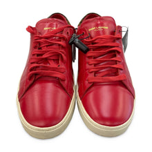 Load image into Gallery viewer, Saint Laurent Pre-Owned Red Leather Low-Top Sneakers - view 1