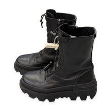 Load image into Gallery viewer, Moncler Pre-Owned Black Lace-Up Lug Sole Boots Men US 10 - view 2