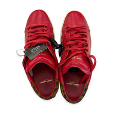 Load image into Gallery viewer, Saint Laurent Pre-Owned Red Leather Low-Top Sneakers - view 4