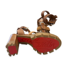 Load image into Gallery viewer, Christian Louboutin Pre-Owned Brown Platform Sandals 7.5 - view 5