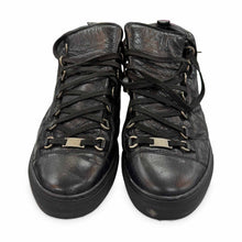 Load image into Gallery viewer, Balenciaga Pre-Owned Black Leather High-Top Sneakers - view 1
